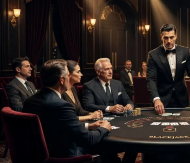 Gospodarz Wonderstar s. r. o. prowadzi animację przy eleganckim stole eventowym